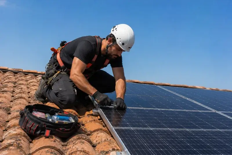 Maintenance et monitoring de panneaux solaires à Saint-Denis-de-Pile