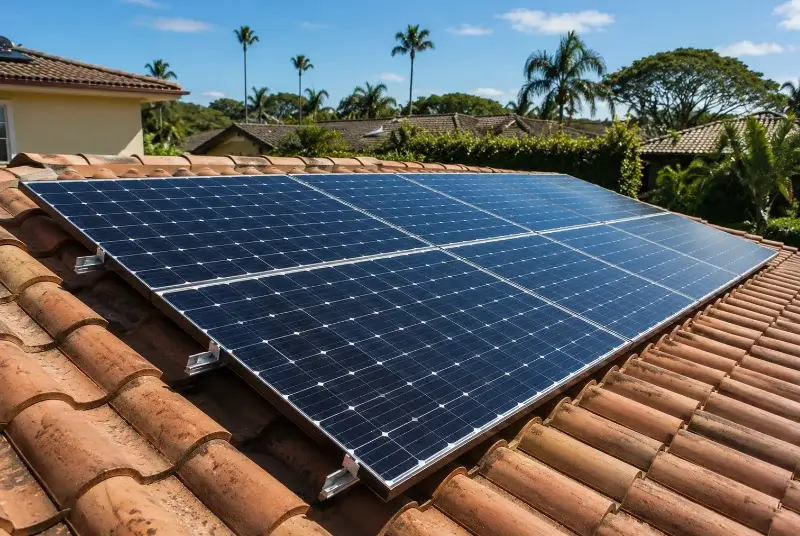 Installation de panneaux solaires à Saint-Denis-de-Pile